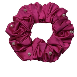 Pink scrunchies 